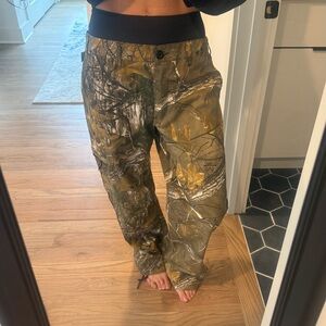 WALLS Legend Realtree Camouflage Cargo Pants wide leg M